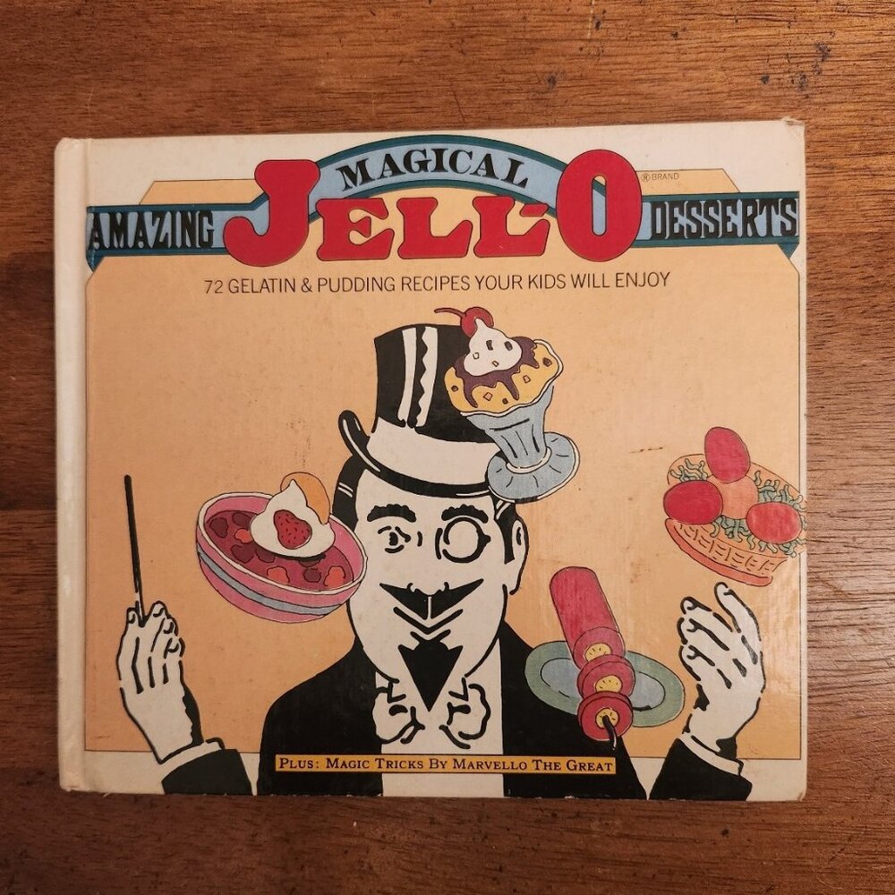 Amazing Magical Jell-O Desserts Book 1977